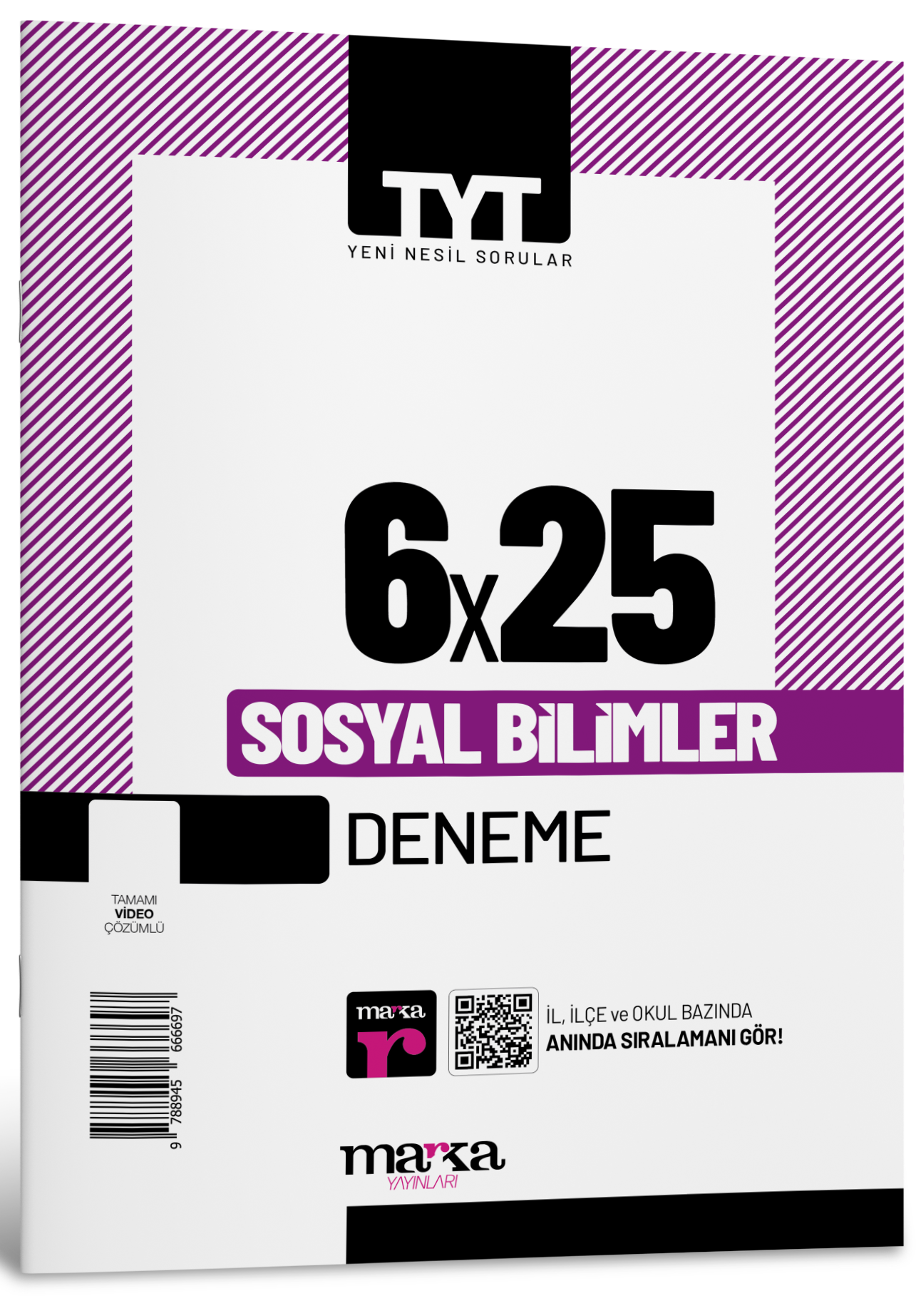 2026 TYT Sosyal Bilimler 6 Deneme Tamamı Video Çözümlü Marka Yayınları